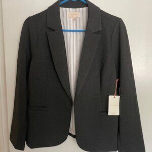 Skies Are Blue Dark Gray Blazer